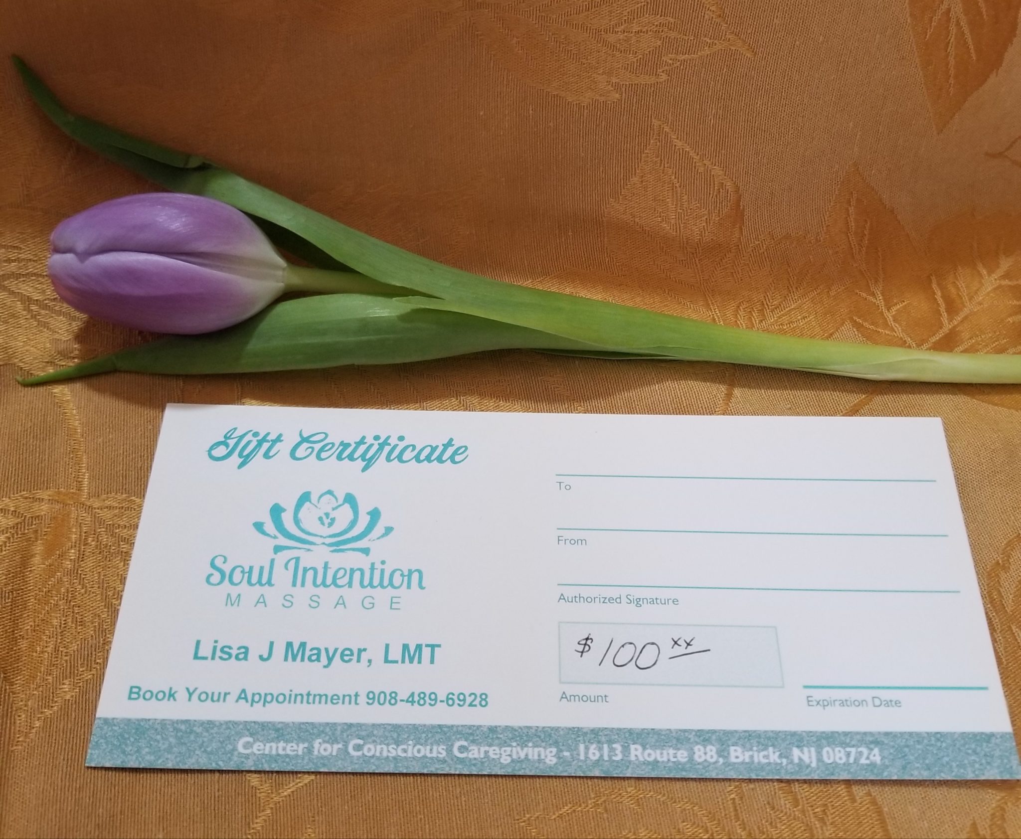 90 Minute Massage Gift Certificate Soul Intention Massage