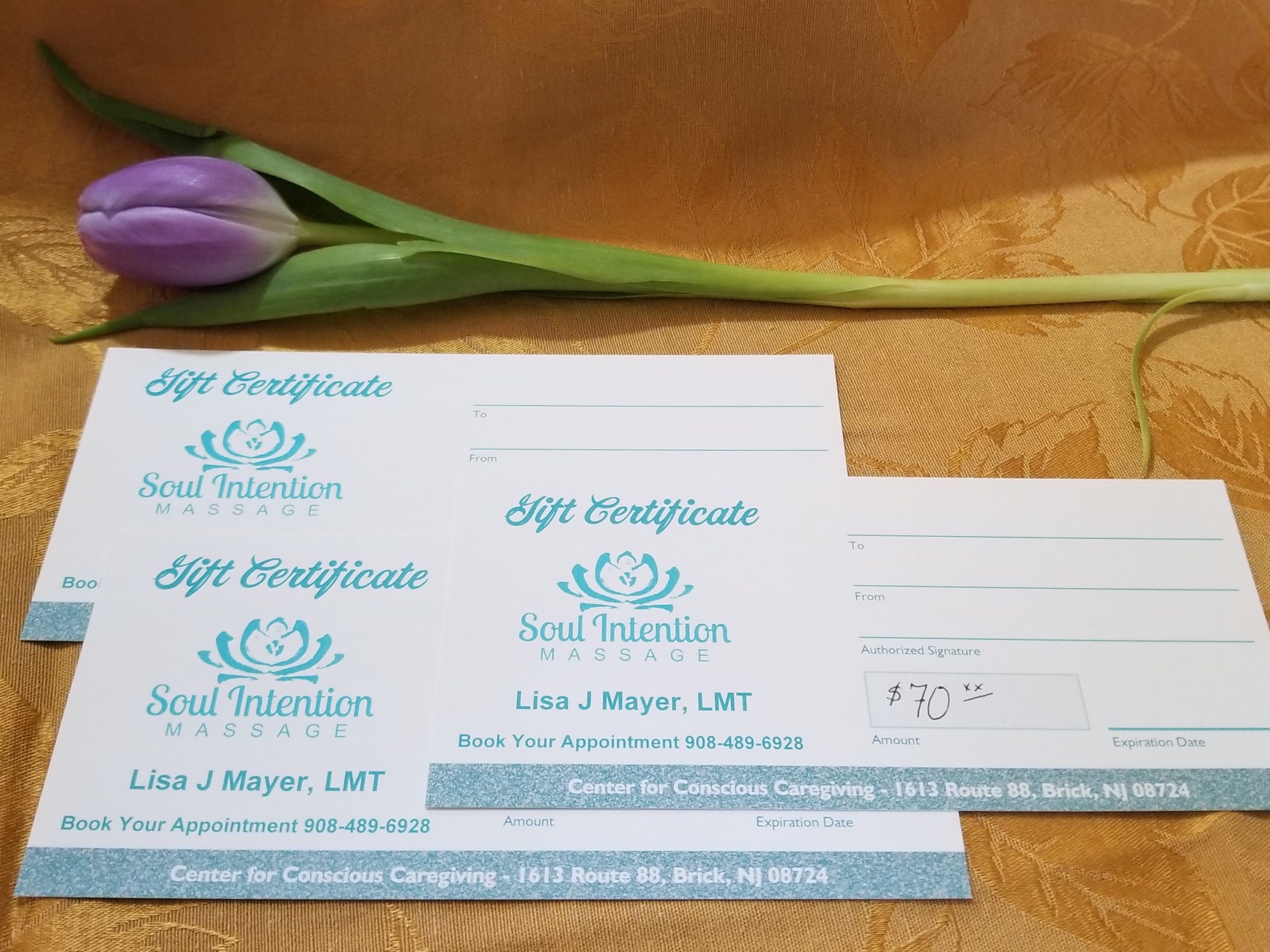 60 Minute Massage Bundle (3) Soul Intention Massage